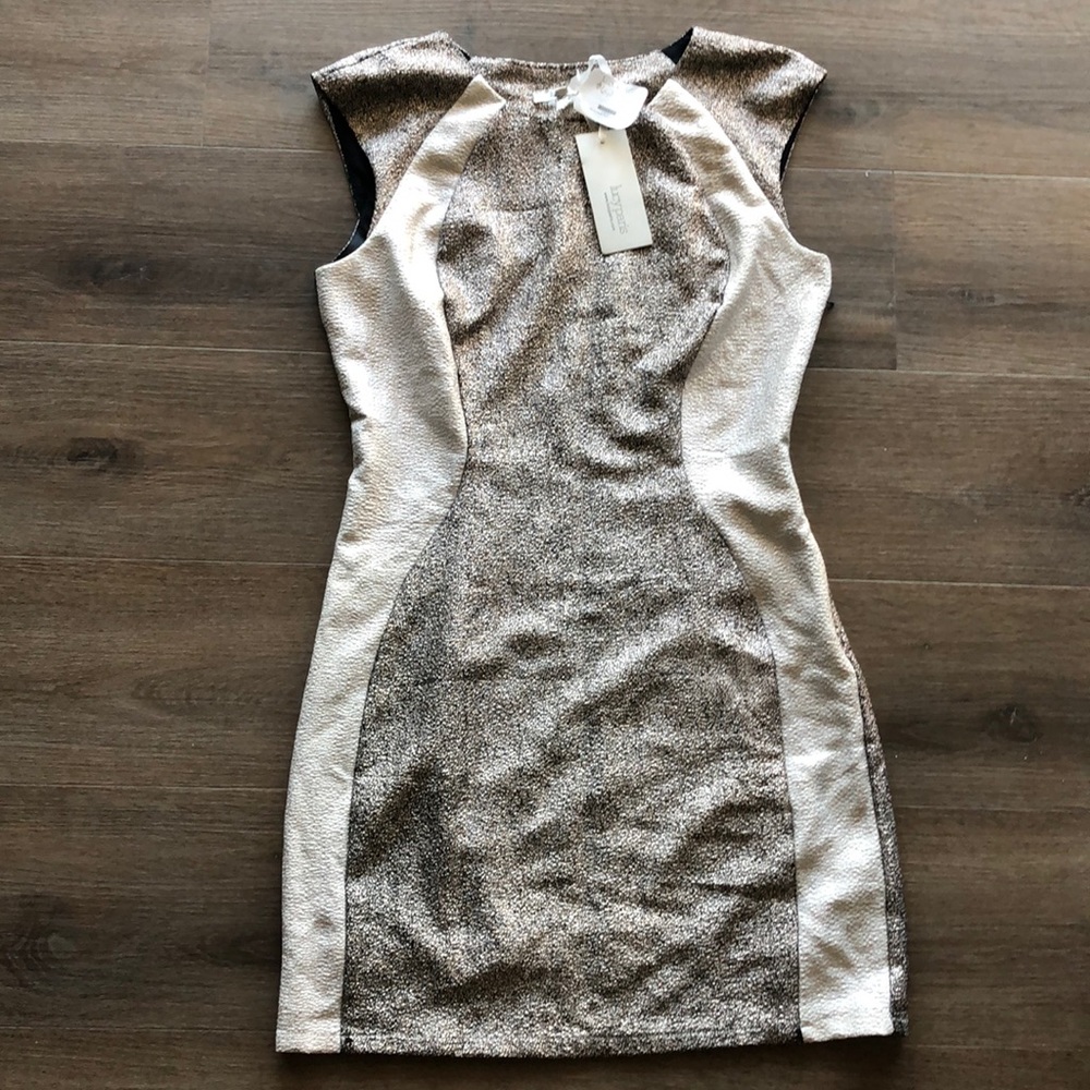 New!! Cream shimmer dress perfect for a party!